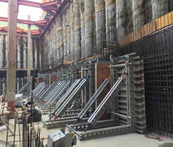 Taoyuan Longtan Factory Basement Single-Sided Wall Formwork