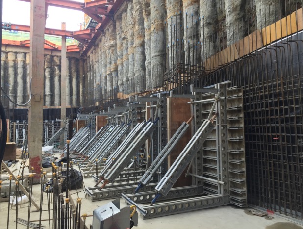 Taoyuan Longtan Factory Basement Single-Sided Wall Formwork