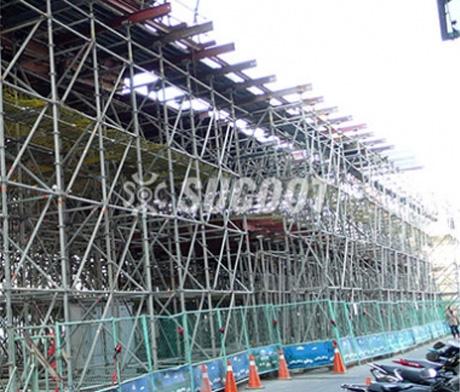 Taiwan railway Taichung railway elevation( From Fengyuan to Toujiacuo)