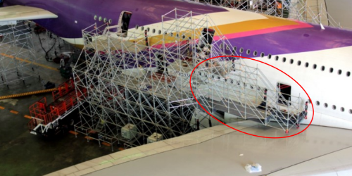 Aircraft Maintenance - Thai Airline A380 Aircraft maintenance